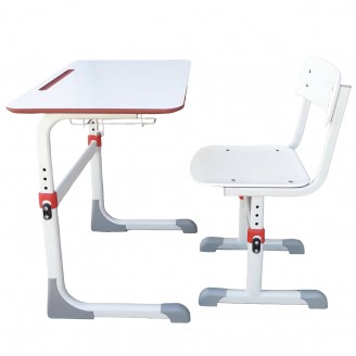 Set bancă și scaun individual reglabil, blat COMPACT HPL antivandal