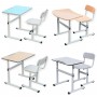 Set mobilier scolar reglabil pentru elevi cadru oval