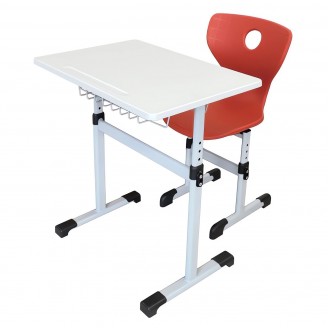 Set mobilier școlar reglabil, cadru ranforsat și blat Werzalit