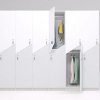 Dulap vestiar modular pentru elevi, cu 12 compartimente
